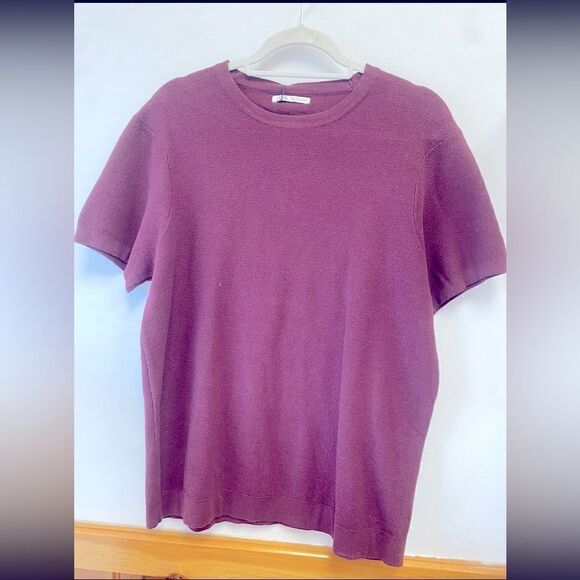 NWT ZARA RELAXED FIT T-SHIRT SZ L - Picture 3 of 7